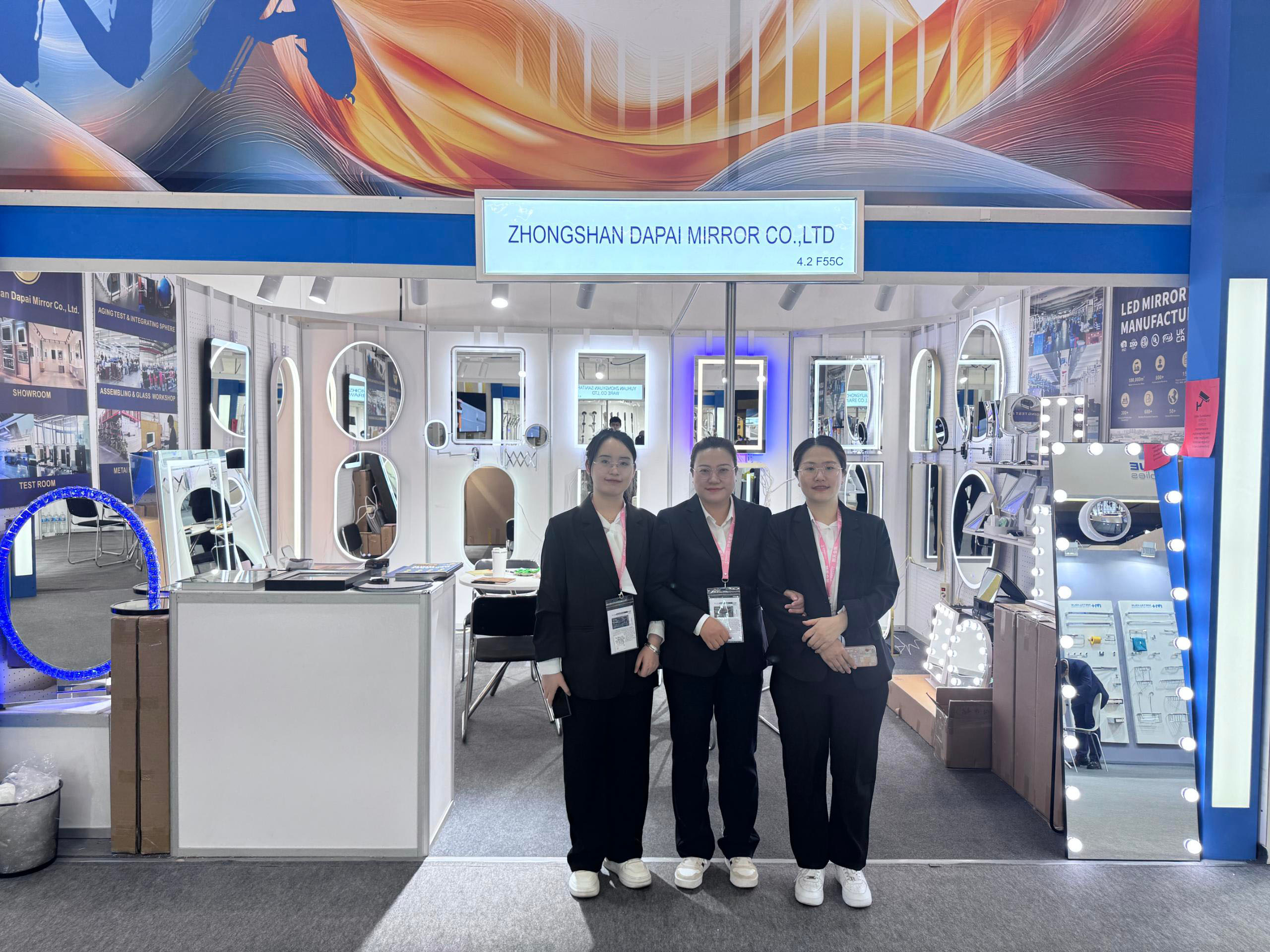JYD Mirror Achieves Global Recognition at ISH 2025 with Premium Mirror Collections