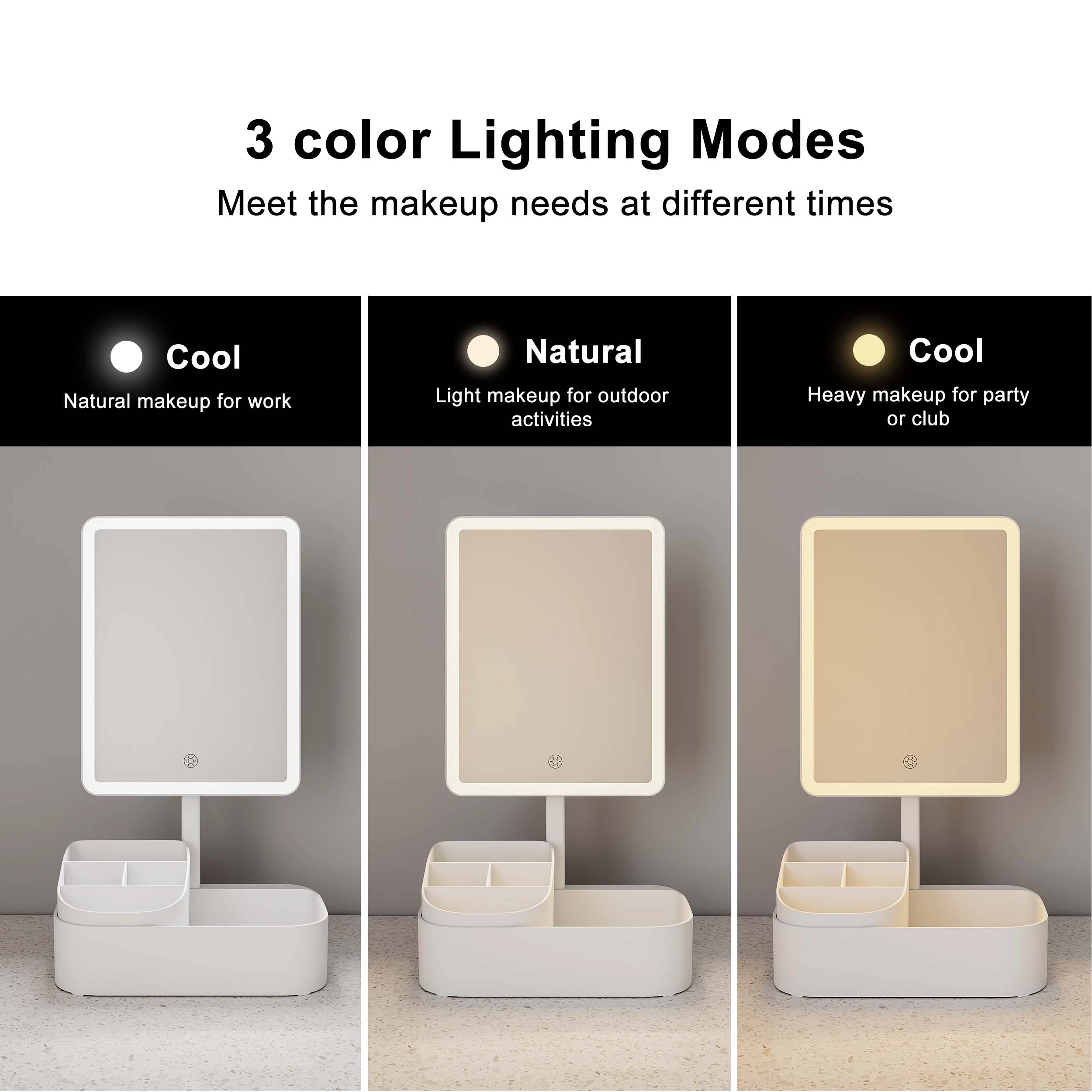 Makeup Mirror With Storage