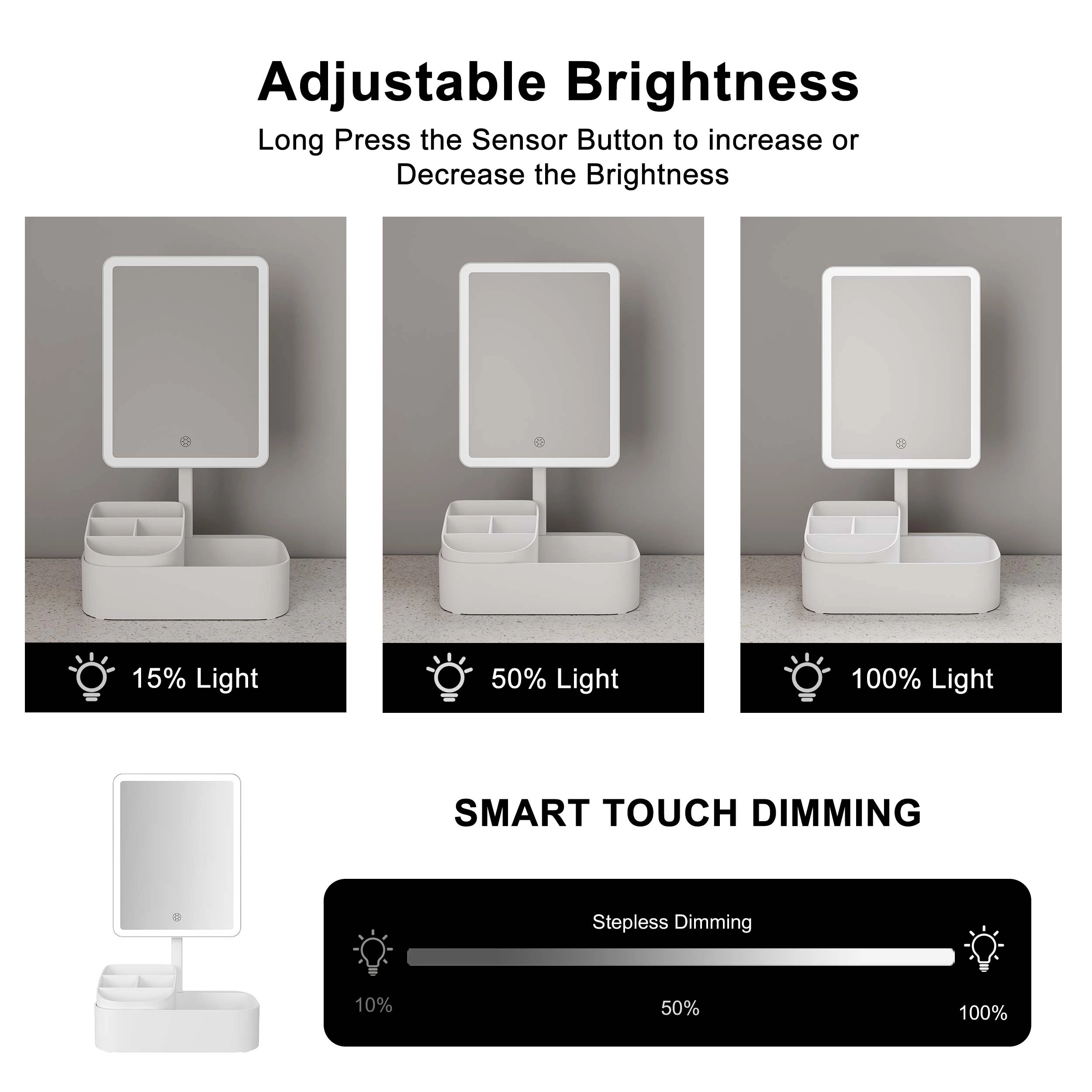 Makeup Vanity With Light Up Mirror