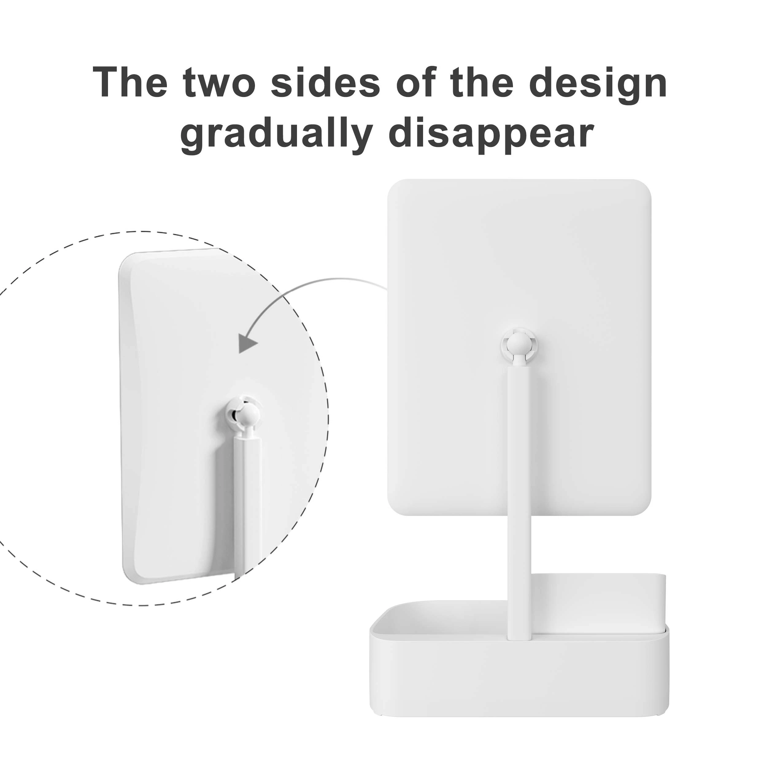 LED Makeup Mirror With Storage