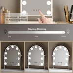 Miroir de coiffeuse Arch Hollywood