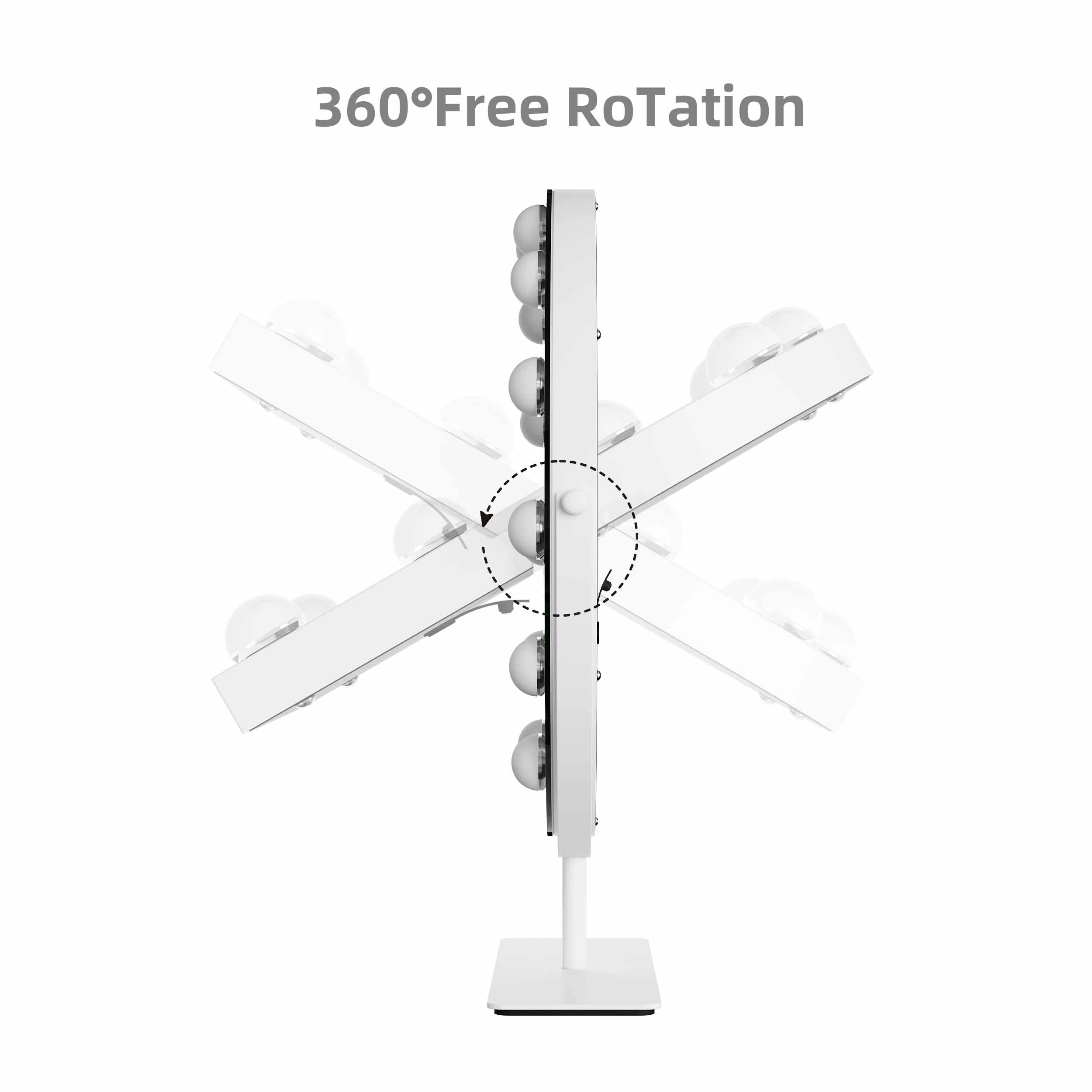 Hollywood Led-kaptafelspiegel