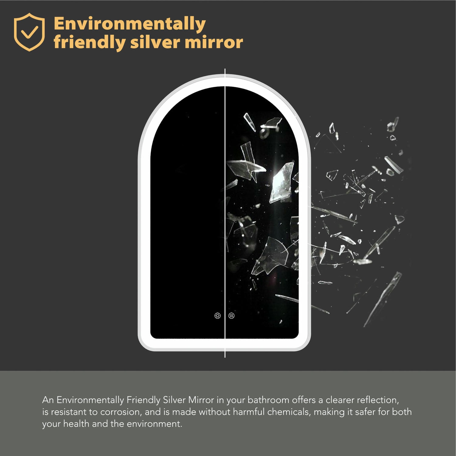 Wall Mounted Bathroom Mirror