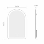 Arched LED Bathroom Mirror