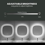 Irregular LED Bathroom Mirror