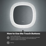 Irregular LED Bathroom Mirror