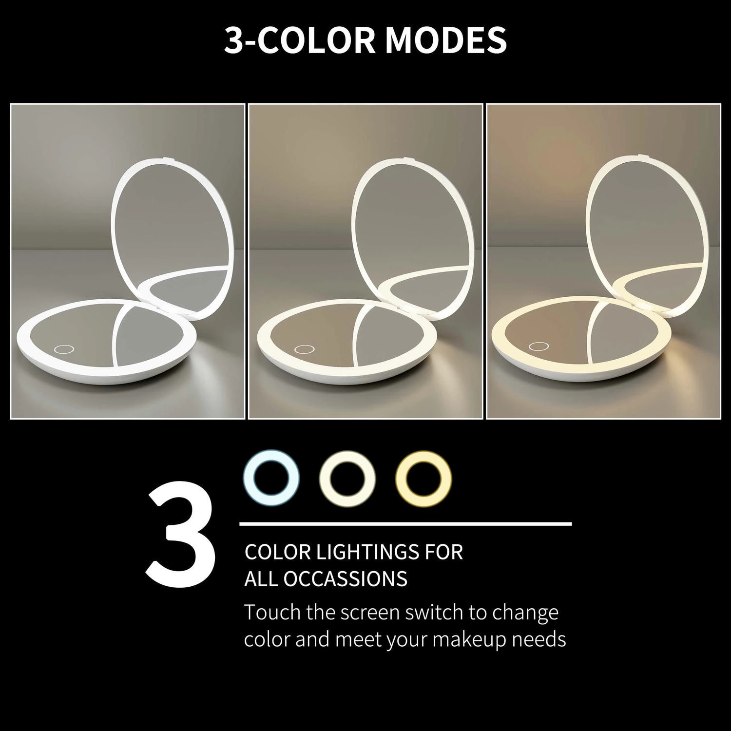 Zakspiegel met led-licht