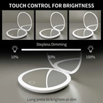 Oplaadbare LED-zakspiegel