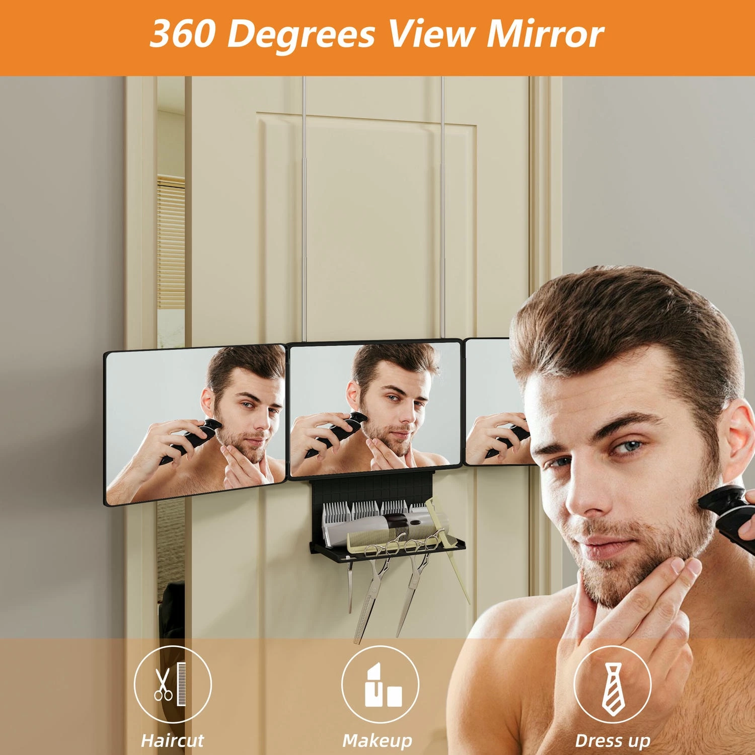 Drievoudige spiegelkapsel