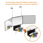 3-wegspiegel voor zelfknippen