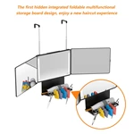 Miroir auto-coupeur de cheveux
