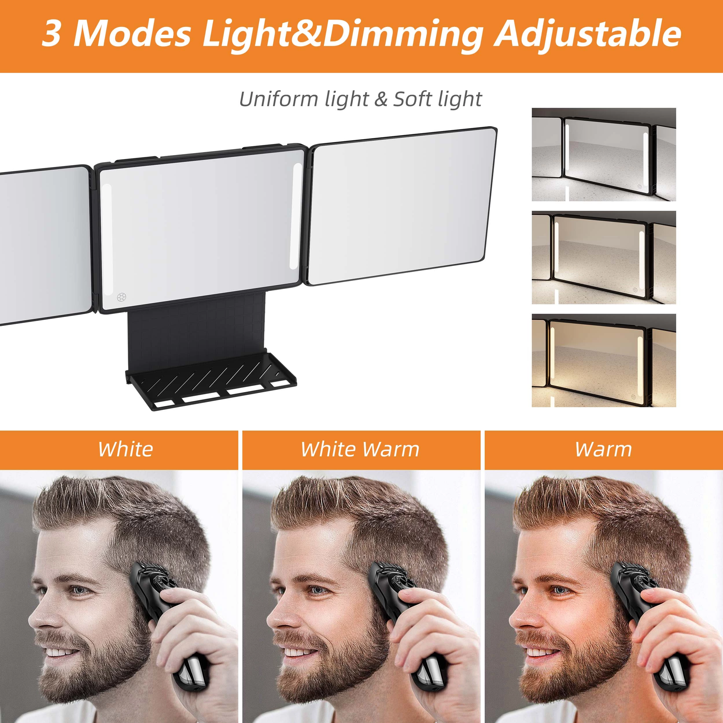Meilleur miroir à 3 faces pour la coupe de cheveux