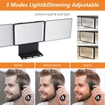 Miroir auto-coupeur de cheveux