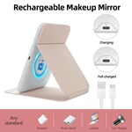 Miroir de maquillage de voyage portable à LED