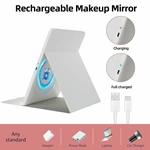 Miroir de maquillage de voyage portable à LED