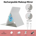 Portable LED Travel Makeup Mirror
