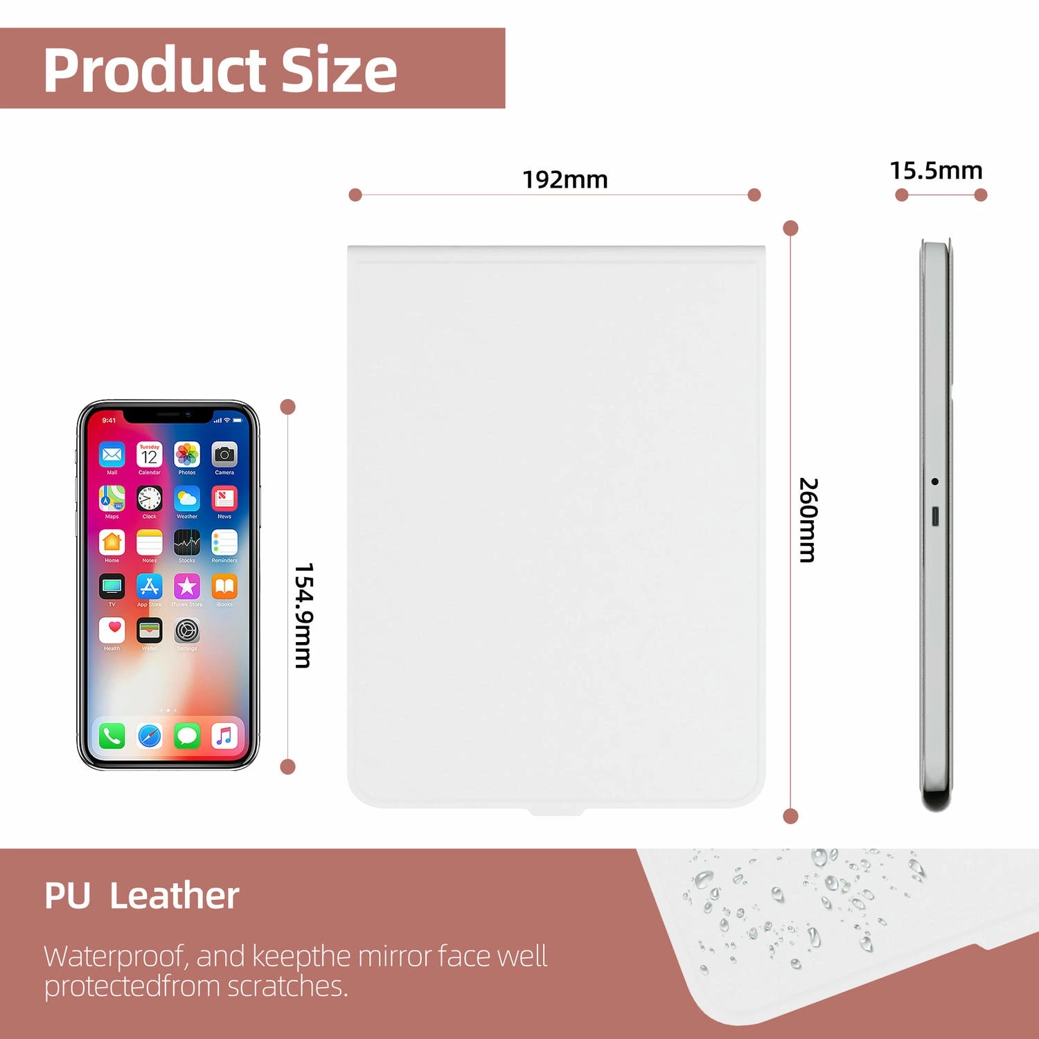 Beste verlichte reisspiegel