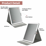 Draagbare LED-reismake-upspiegel