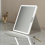 Miroir de maquillage de voyage portable à LED