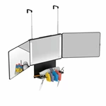 Miroir auto-coupeur de cheveux