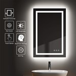 Frameless Backlit Led Bathroom Mirror