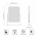 Led Desktop Vanity Mirror With Lights