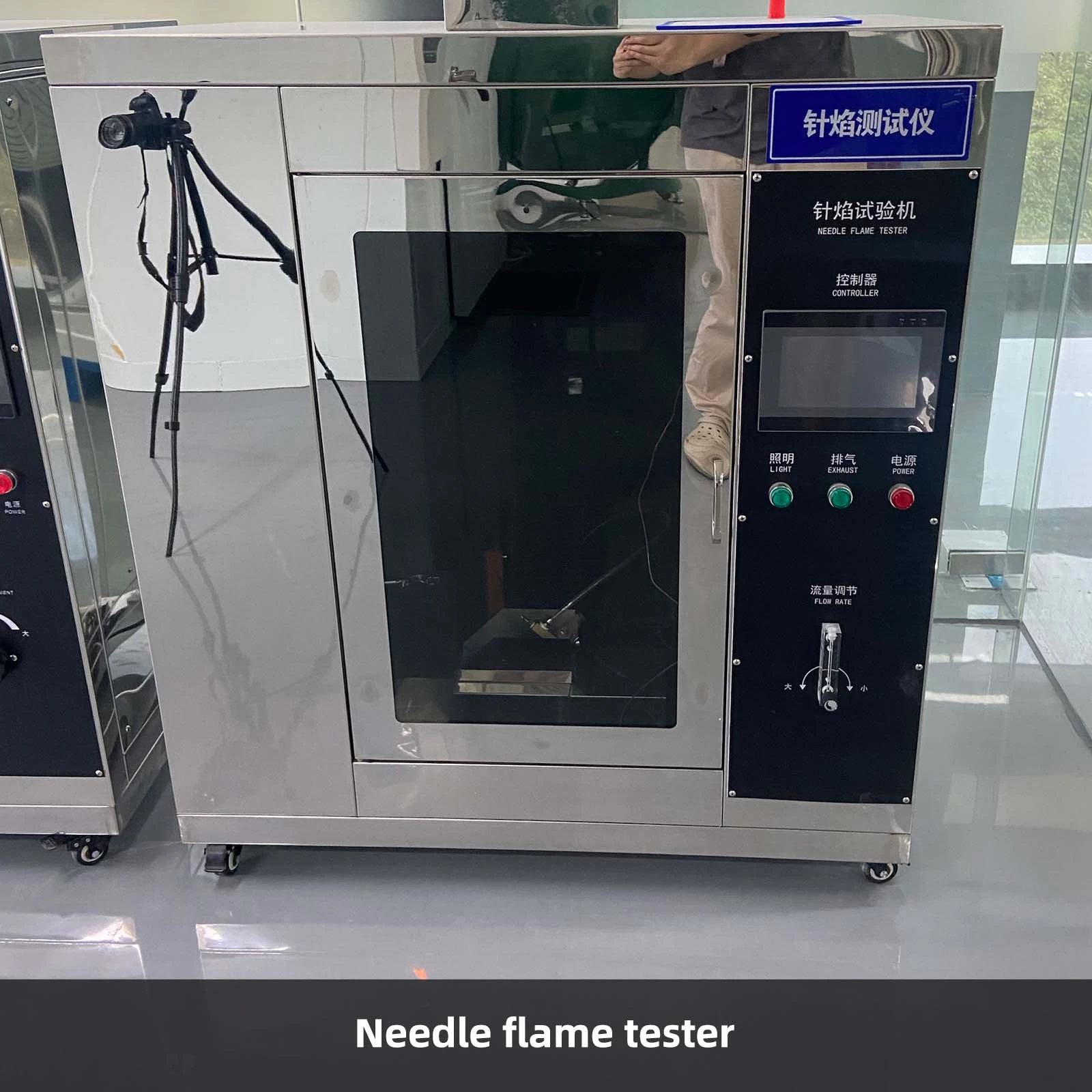 Naaldvlamtestapparaat