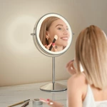Miroir de courtoisie à double face LED