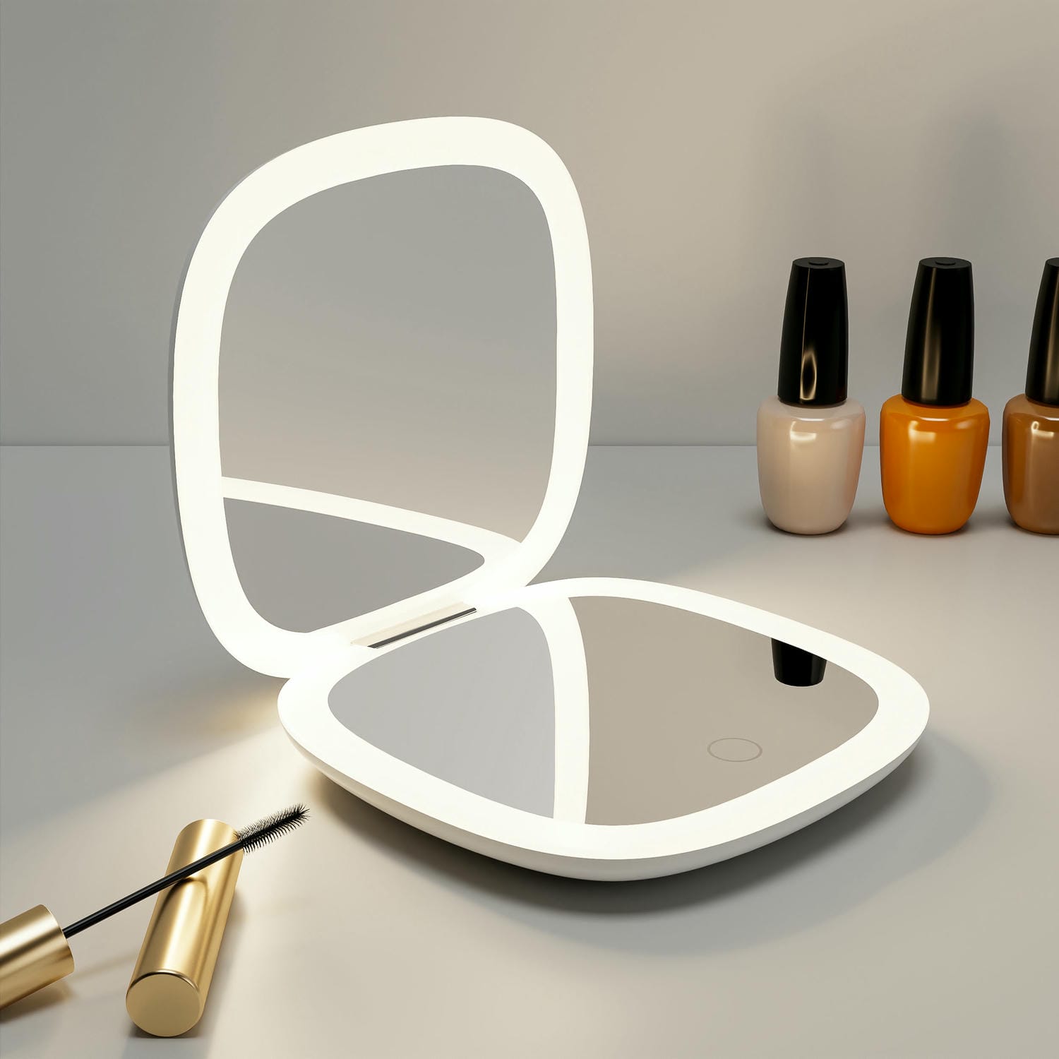 Rechargeable LED Compact Mirror