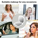 Oplaadbare LED-compacte spiegel