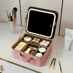 Trousse de maquillage avec miroir LED