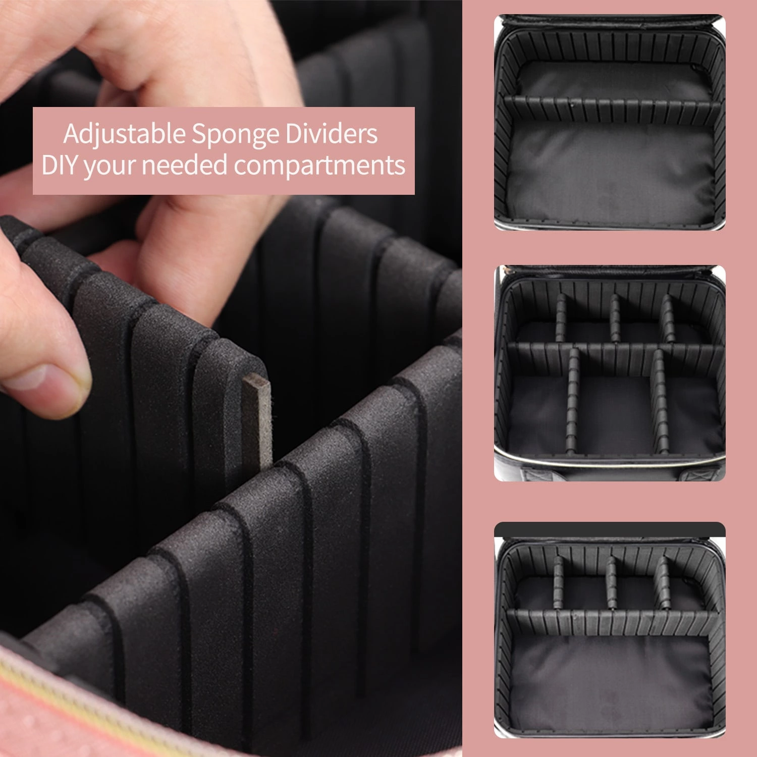 Make-uptas met spiegel