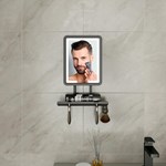 LED Heated Fogless Shaving Mirror
