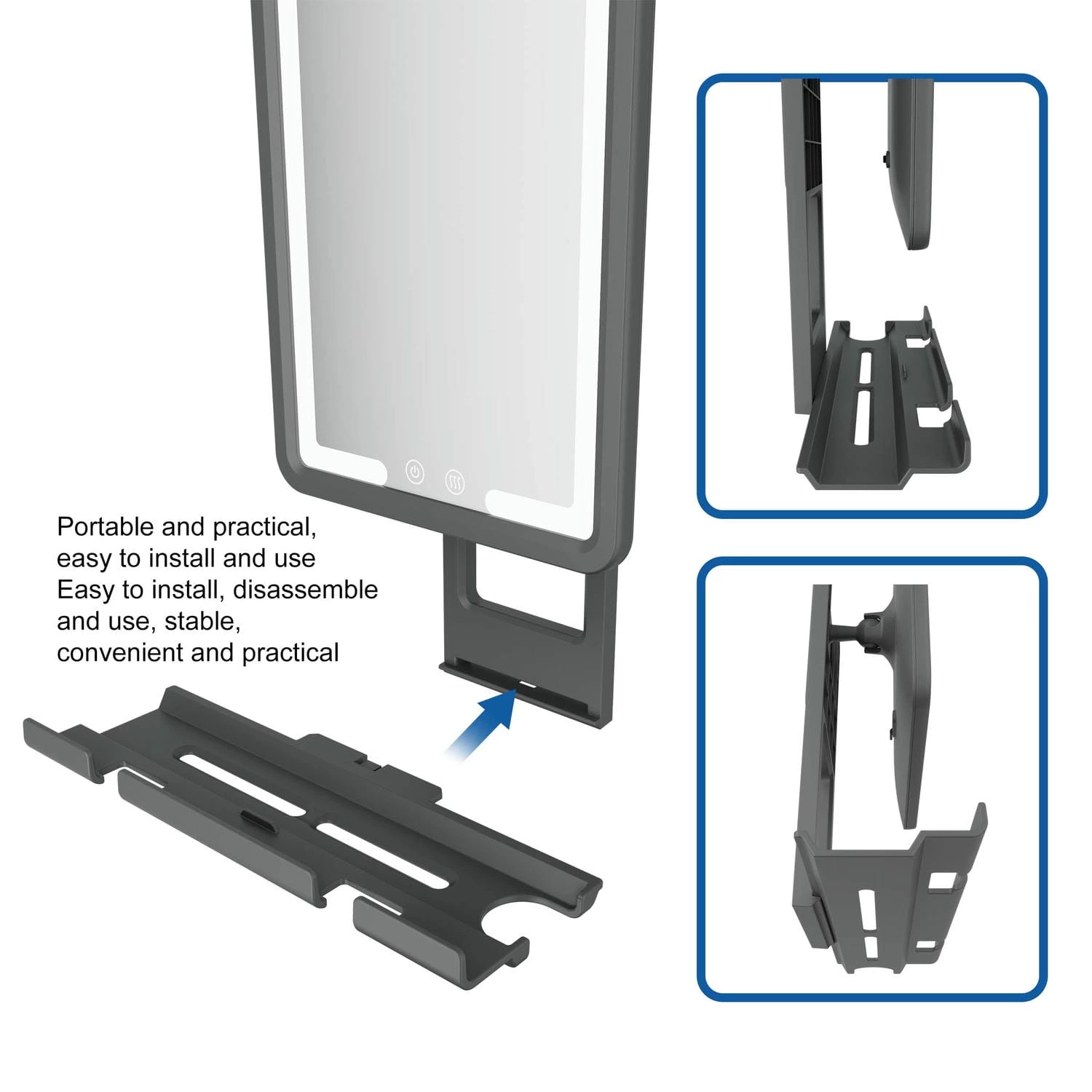 Douchespiegel voor scheren
