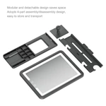 LED verwarmde, condensvrije scheerspiegel