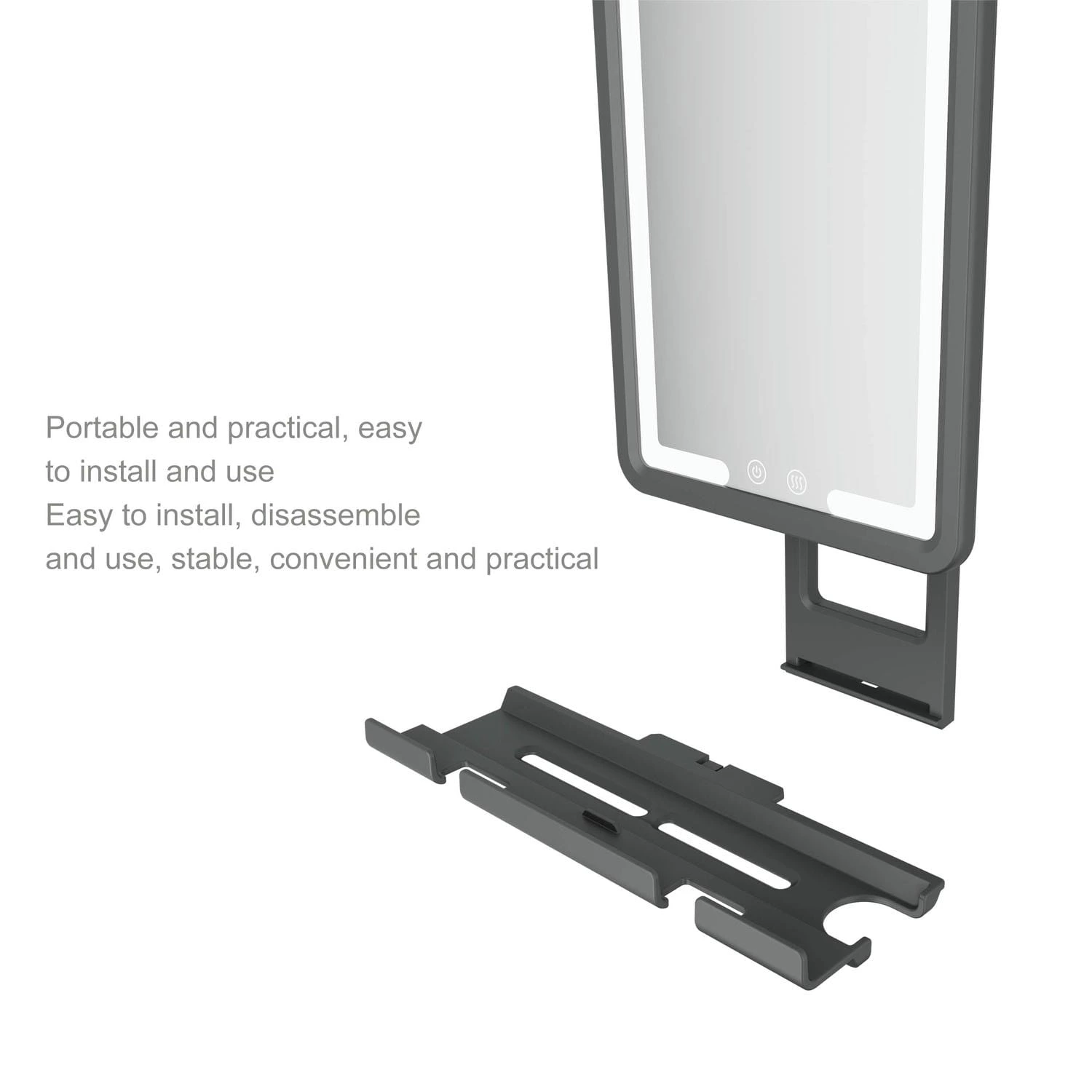 Miroir de rasage de salle de bain