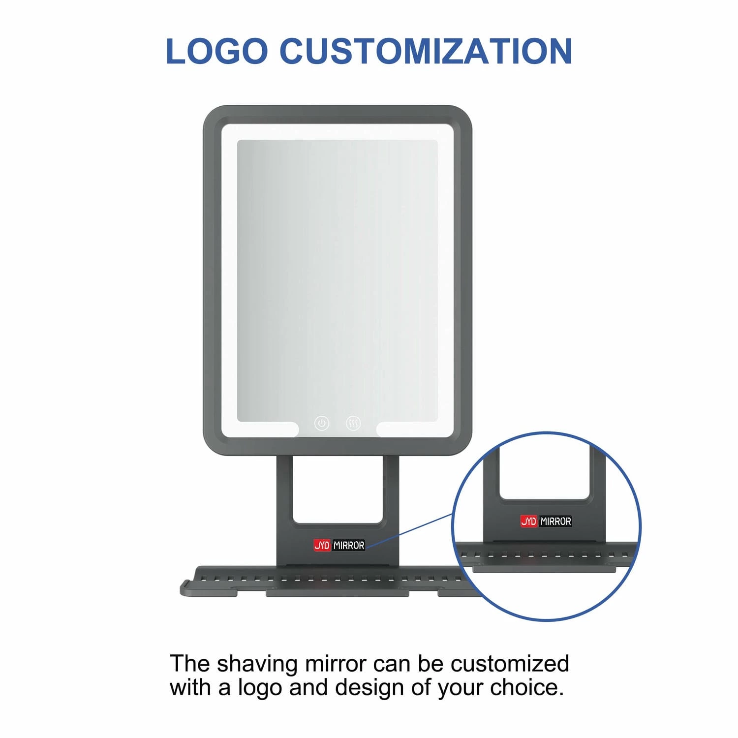 Condensvrije douchespiegel voor scheren
