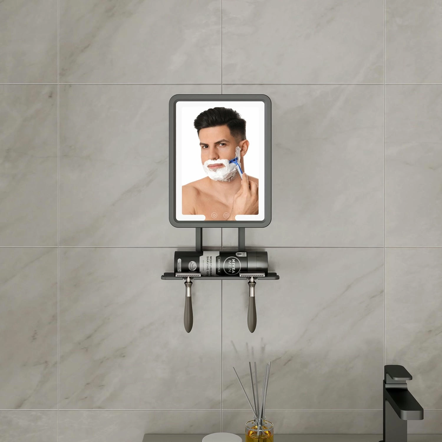 Meilleur miroir de douche antibuée pour le rasage
