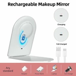 Miroir de voyage pliable arqué à LED