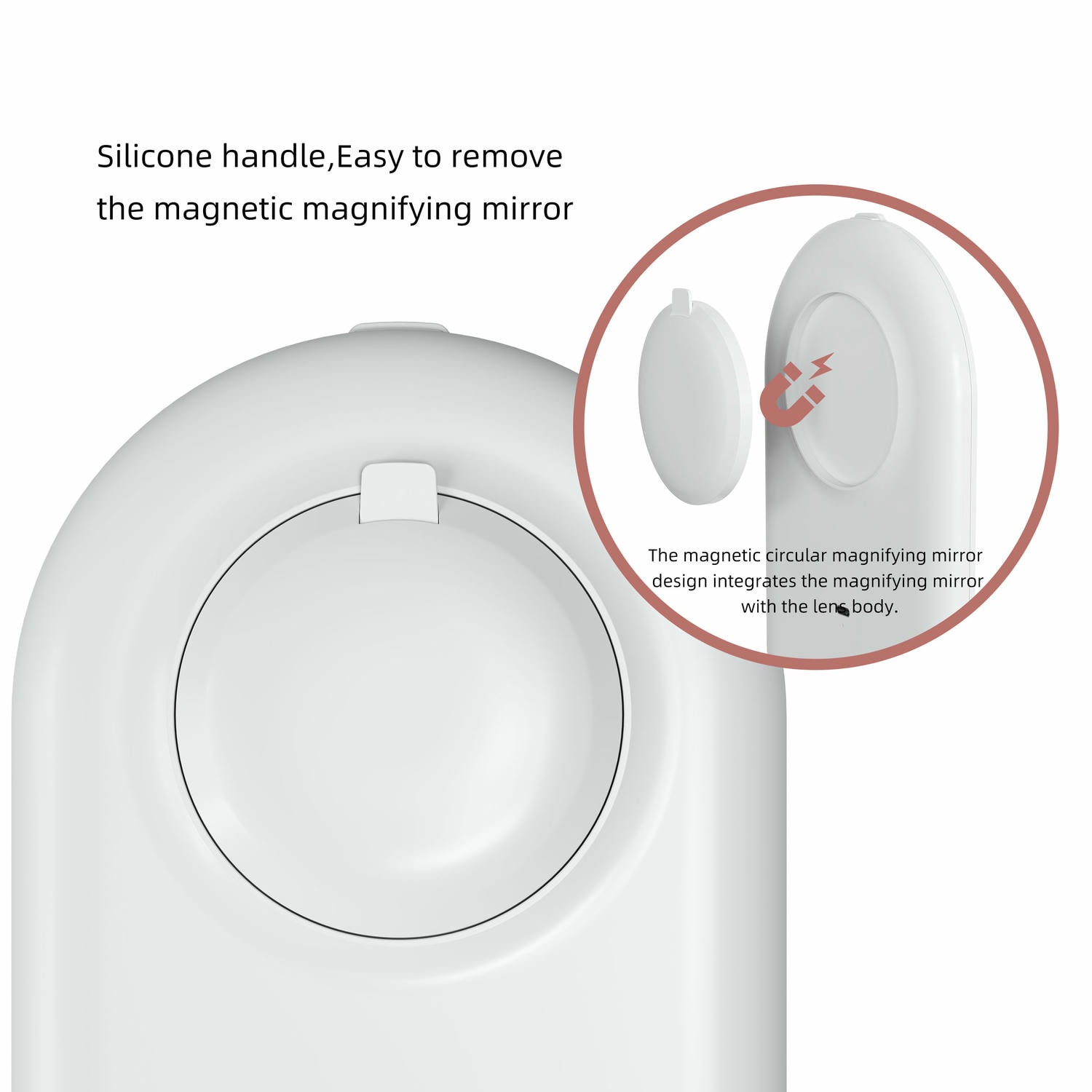 Led Arched Folding Travel Mirror