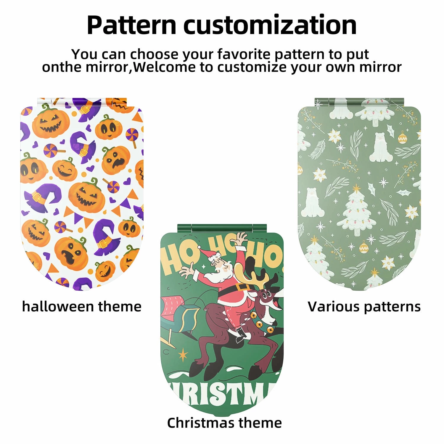 Draagbare LED make-upspiegel