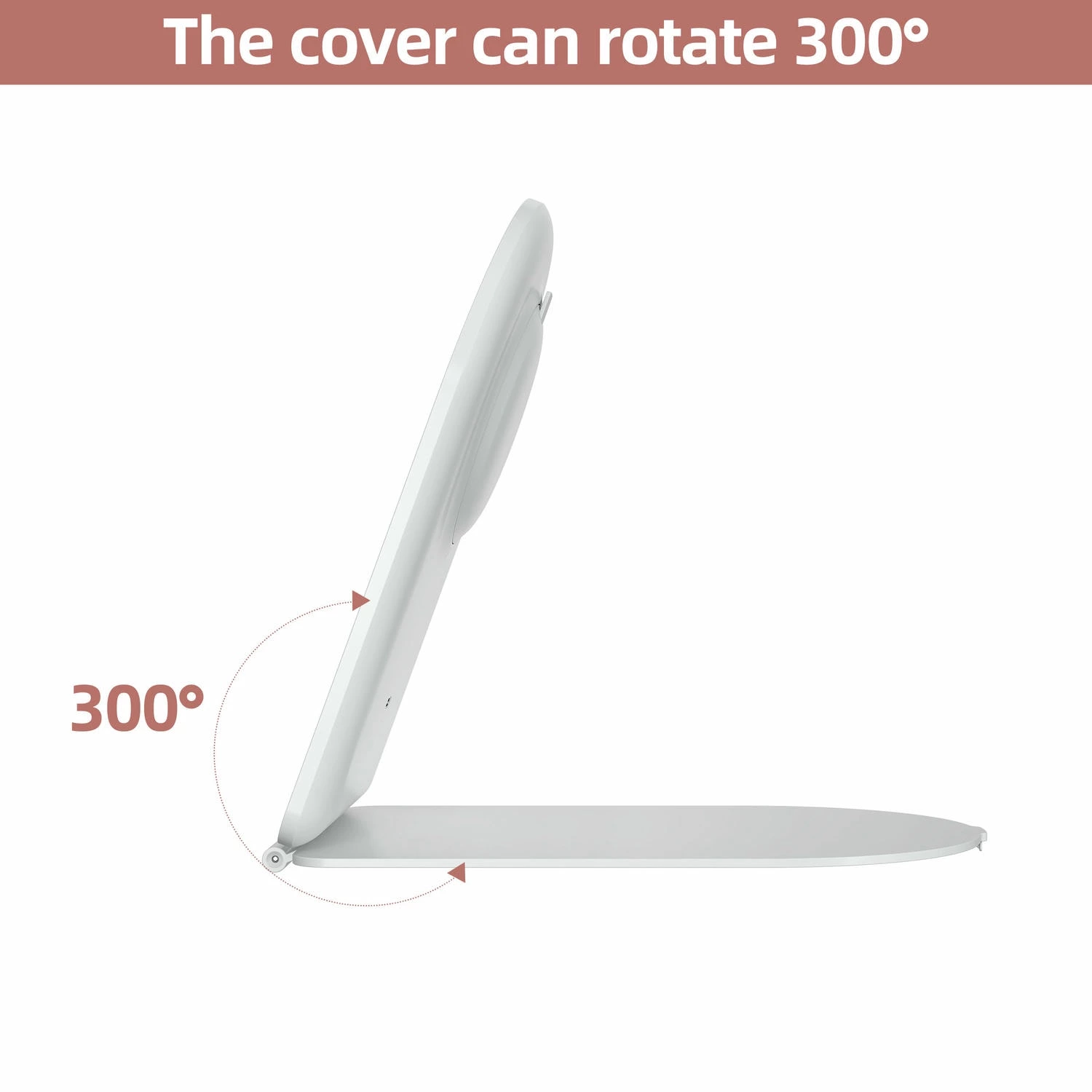 Opvouwbare make-upspiegel met verlichting