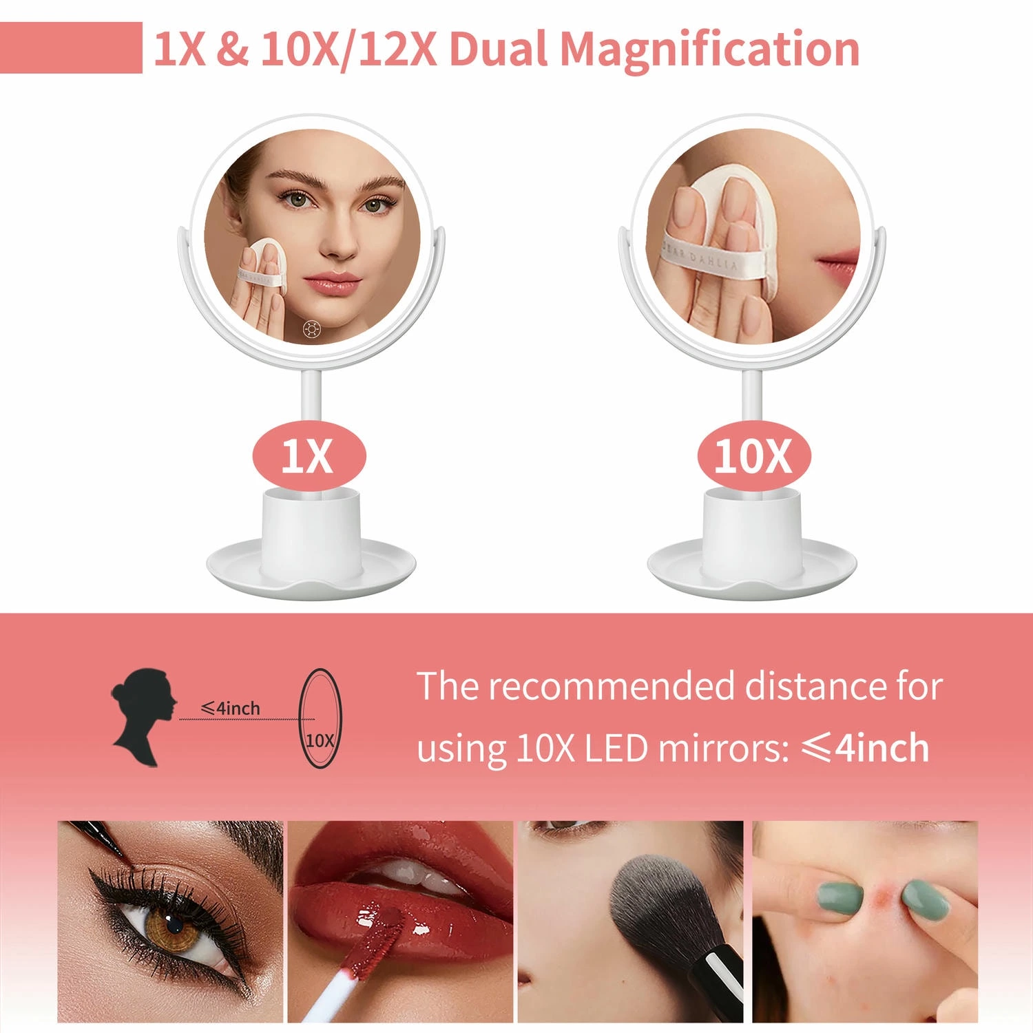 Bureau make-upspiegel