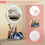 Led Vanity Mirror With Storage