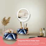 Led Vanity Mirror With Storage