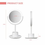 Led Vanity Mirror With Storage