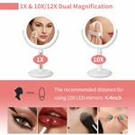 Ronde led-kaptafelspiegel