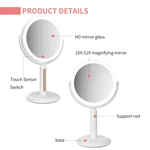 Ronde led-kaptafelspiegel