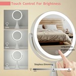 Round Desktop Led Vanity Mirror