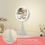 Ronde LED-bureauspiegel